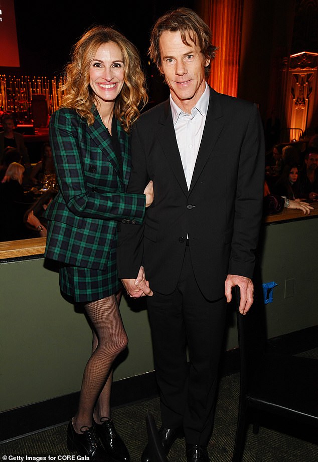The Oscar winner shares Henry, as well as twins Hazel and Phinnaeus, 20, with husband Daniel Moder - whom she tied the knot with in 2002; seen in 2020 in L.A.