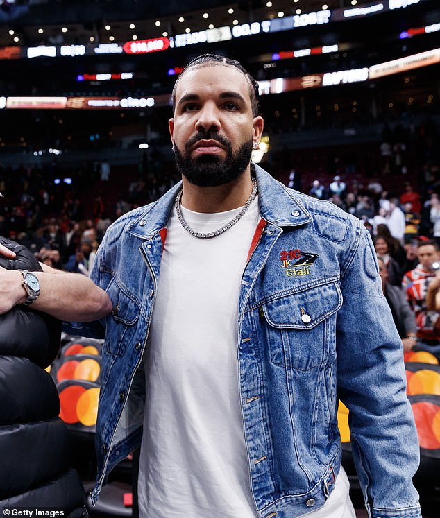 The musical artist, whose full name is Aubrey Drake Graham, was pictured in his native Toronto after taking in a Raptors-Celtics game in November of 2023