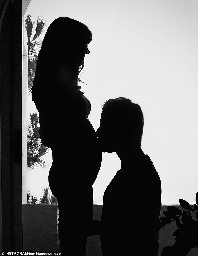 On Father's Day, Ioan and Bianca posted a sweet black and white photo of Ioan kissing his wife's growing baby bump