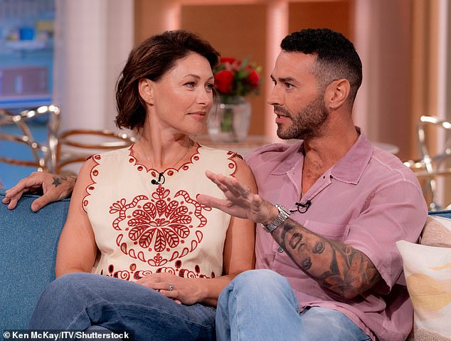 The presenter made her return to television last month, appearing alongside her Busted singer husband on the BBC series Change Your Mind, Change Your Life