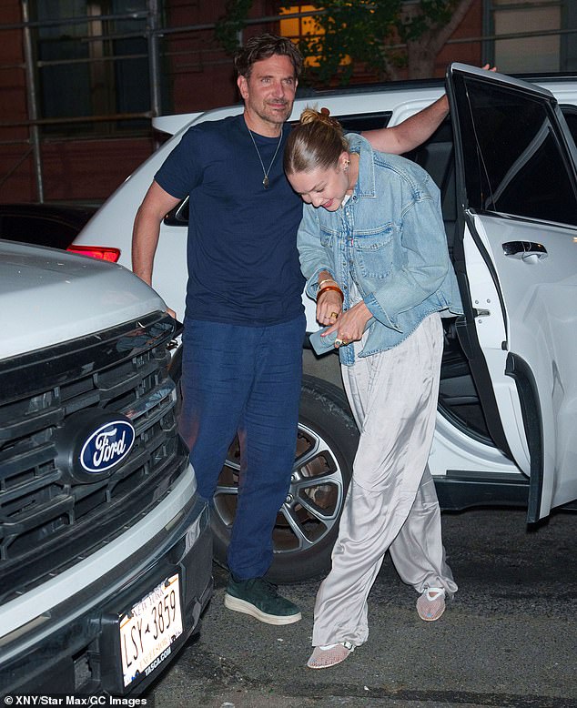The half-Palestinian, half-Dutch American went Instagram official with the 50-year-old actor-director on May 3 in snaps from her birthday bash after nearly two years of dating (pictured last Friday)