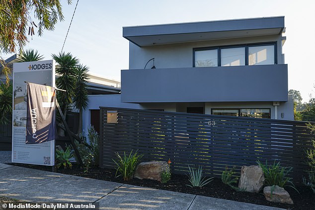 Georgia and Lee paid an estimated $1.35million for the chic ultra-modern two-storey townhouse in 2021