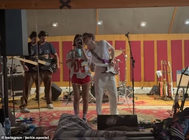The youngest son of the Beckhams (L) is reportedly getting ready to release his first album after sharing his first tentative steps into the world of music in December of last year