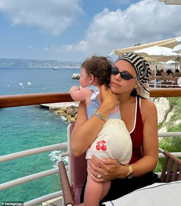 Their baby girl Eloise - who celebrated her first birthday last month in May - also joined her parents for the trip