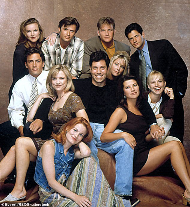 She was previously wed to geneticist Andrew Conrad from 2000 to 2001 and famously dated her Melrose Place co-star Andrew Shue during the 1990s.
