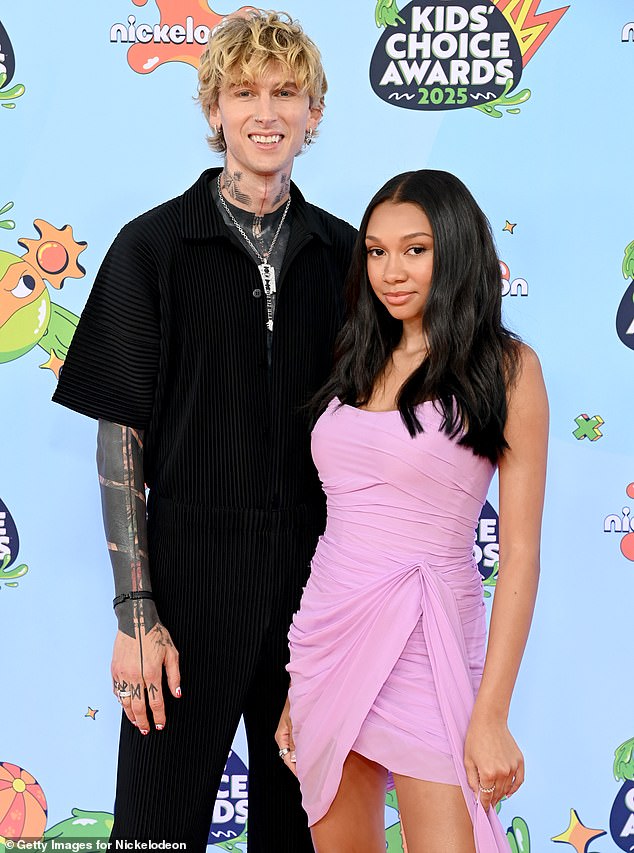 The music artist shares the 15-year-old with ex Emma Cannon. He is also father to a newborn baby girl named Saga Blade whom he welcomed with Fox in March