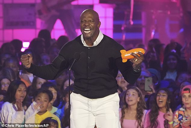 Terry Crews shared his excitement as he accepted the award for Favorite Reality TV Show for America's Got Talent