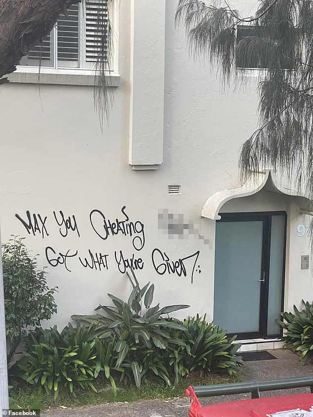 Back in 2022, a mystery man called Max likely had some explaining to do as he was confronted with a rather crude message spray-painted onto his house
