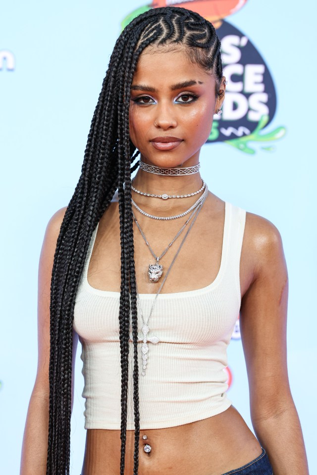 Tyla Laura Seethal at the Nickelodeon Kids' Choice Awards.