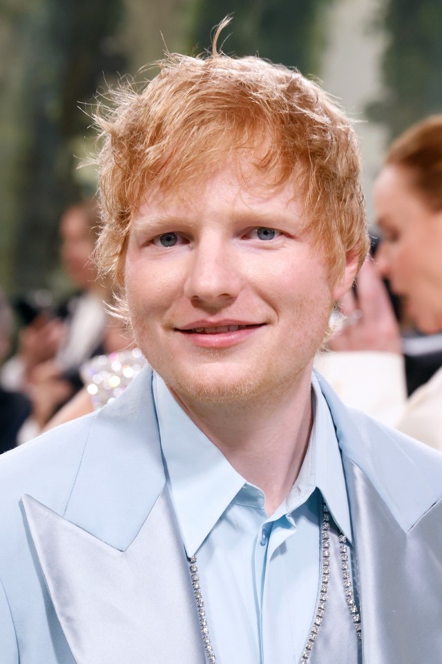 Ed Sheeran at the Met Gala.