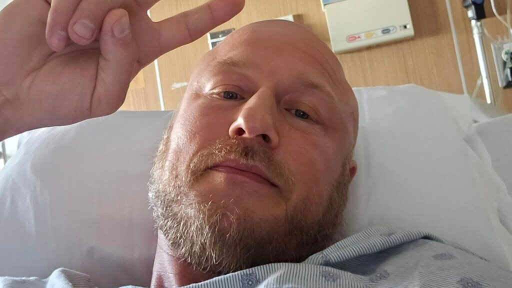 TV star and wrestler rushed to hospital for emergency surgery as he’s forced to pull out of matches