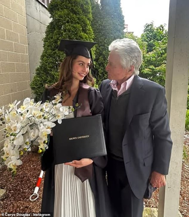 The graduate took to Instagram to share more snaps from her big day, which featured a sweet shot with father Michael