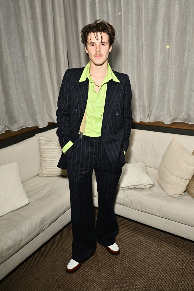 Cruz Beckham at the Perfect X AMI Issue Six launch party.