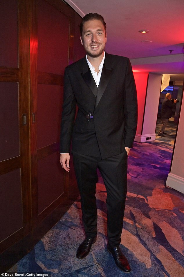 The TV presenter was nominated alongside Eddie Hall (The Beast), Rob Beckett and LadBaby (pictured), with the latter ultimately taking home the award
