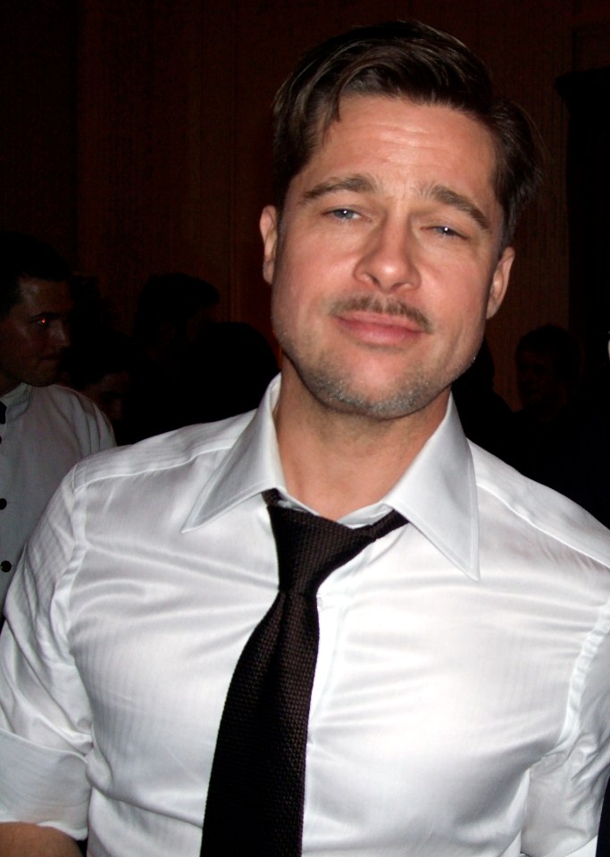 Brad Pitt at an after-party in Berlin.