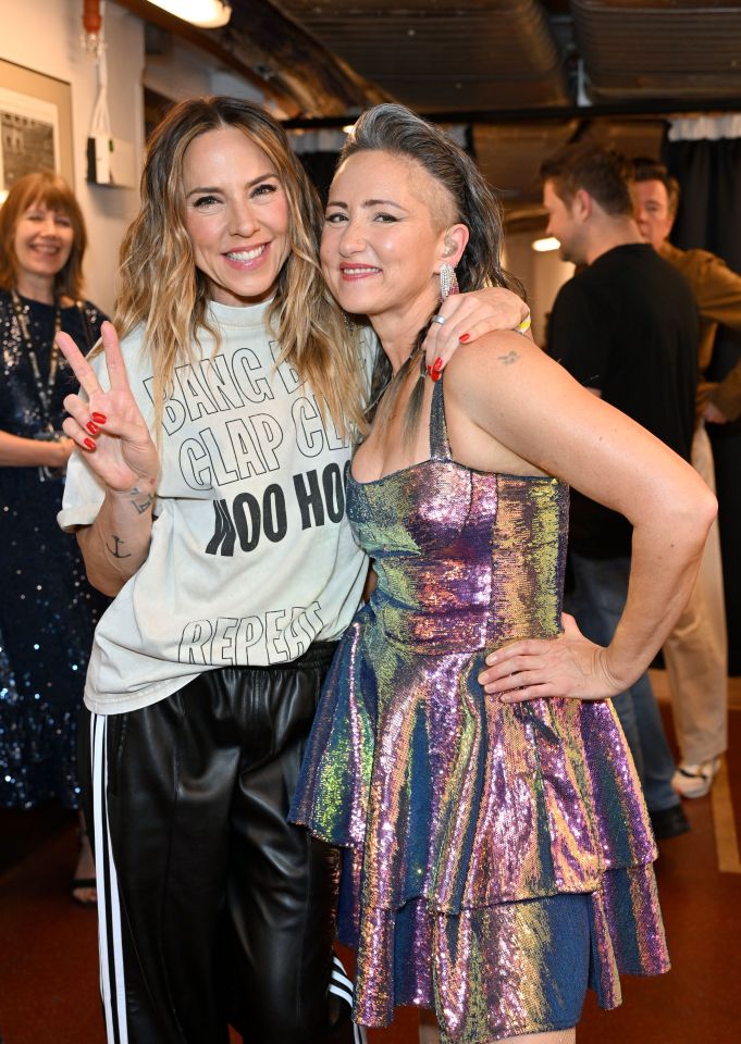 Melanie C and KT Tunstall at KT Tunstall's 50th birthday concert.