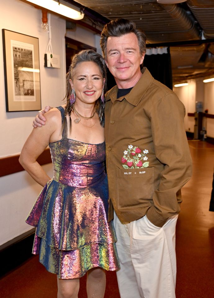 KT Tunstall and Rick Astley at the Royal Albert Hall.