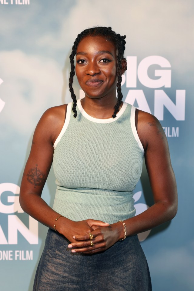 Little Simz at the Big Man film premiere.