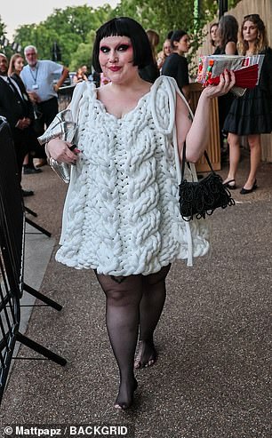 The American singer put on an eye-catching display in her fun white dress