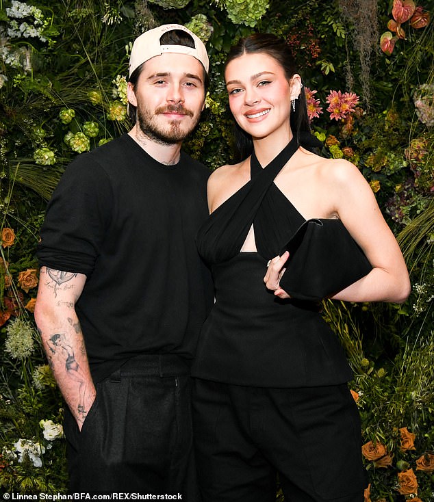 Brooklyn reportedly told his famous family that he wants 'no contact' with them in the latest devastating turn of their ongoing feud (pictured with wife Nicola Peltz)