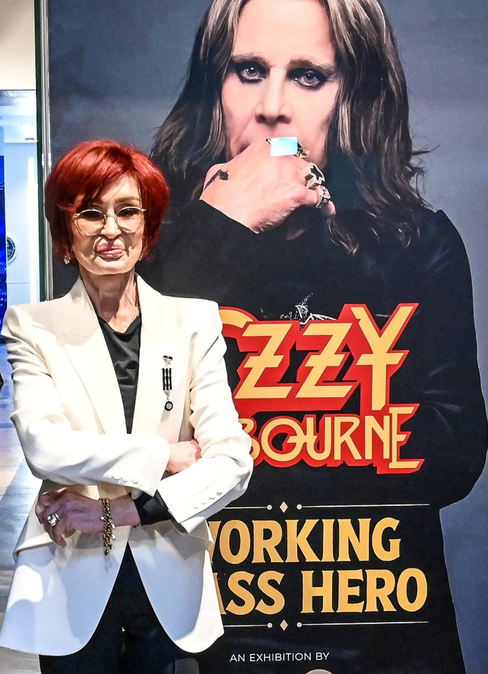 Sharon Osbourne at the "Working Class Hero" Ozzy Osbourne exhibition.
