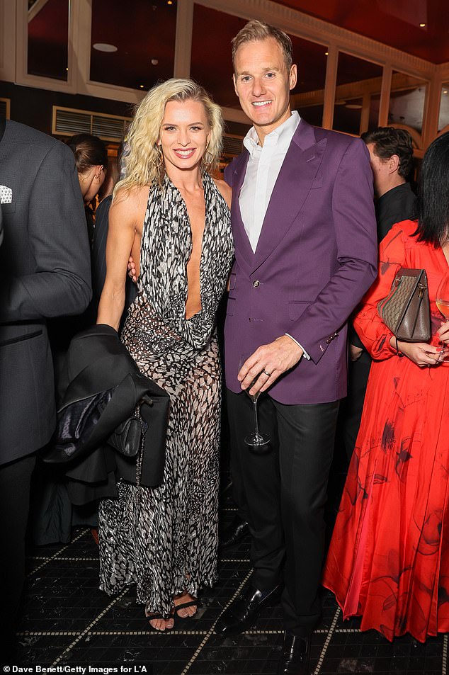 Dan was spotted with Nadiya as they attended L'Atelier Robuchon Grand Opening Party in London's Mayfair in September 2023