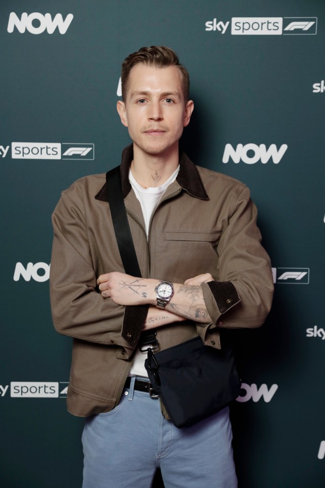 James McVey at a NOW Bahrain Grand Prix watch party.