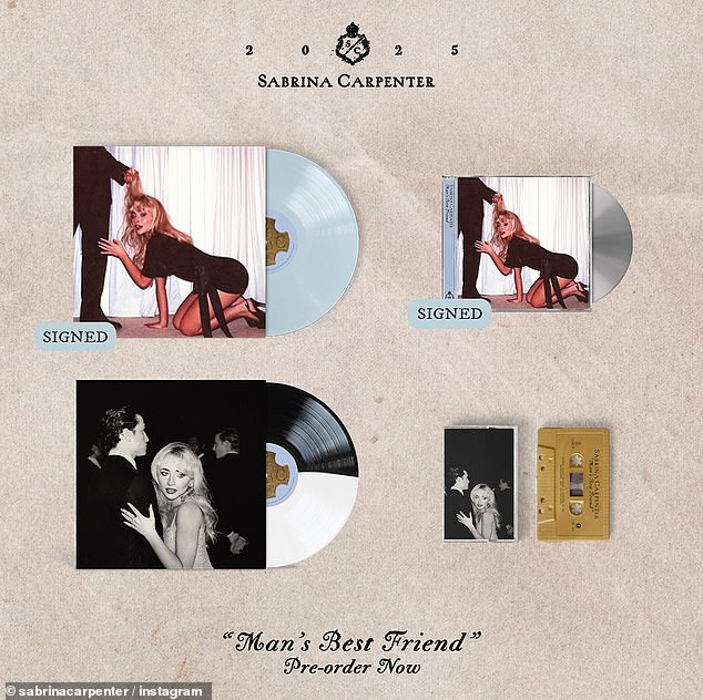 The new image graces the cover for the cassette packaging, while the original still fronts the CD. The album's record is available in both the new and original cover