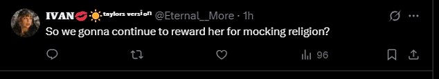 A few critics took issue with her bringing up religion