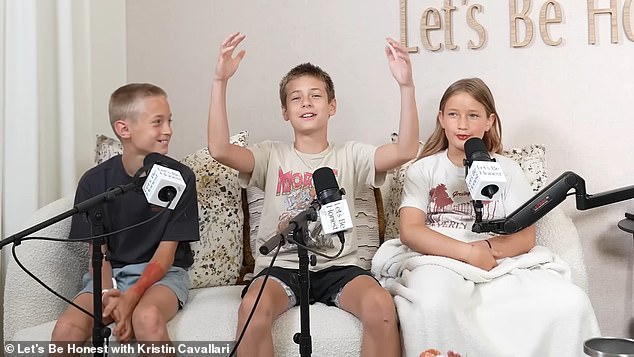 Last December, the Uncommon James founder complained that co-parenting had been 'so up and down' with Jay after their divorce was finalized in 2022 (children pictured June 3)
