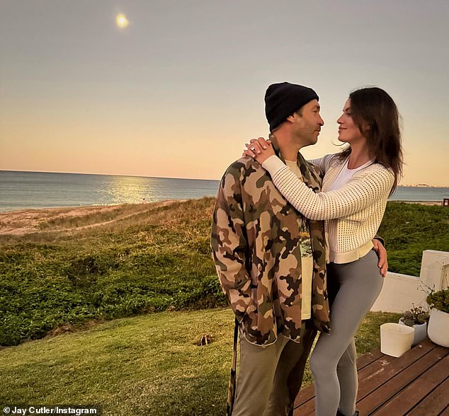 The Gratis Beer founder confessed he and his fiancée of seven months, Samantha Robertson (R, pictured June 10), 'haven't officially started' planning their wedding, but 'we got a lot of things in the fire'