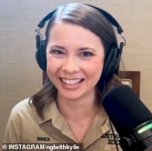 In the interview, the 26-year-old debuted a notable American twang as she spoke about the children's show.