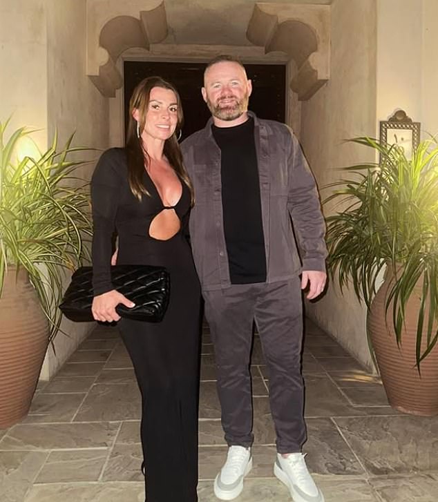 The WAG and her former Manchester United star husband, both 39, have been enjoying a holiday in the party island