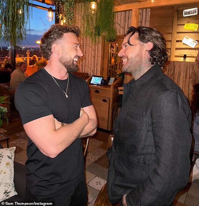 This week, Sam and close friend Pete, who¿s also single after his breakup from Maura Higgins, celebrated their podcast Staying Relevant winning a gong at the TRIC Awards