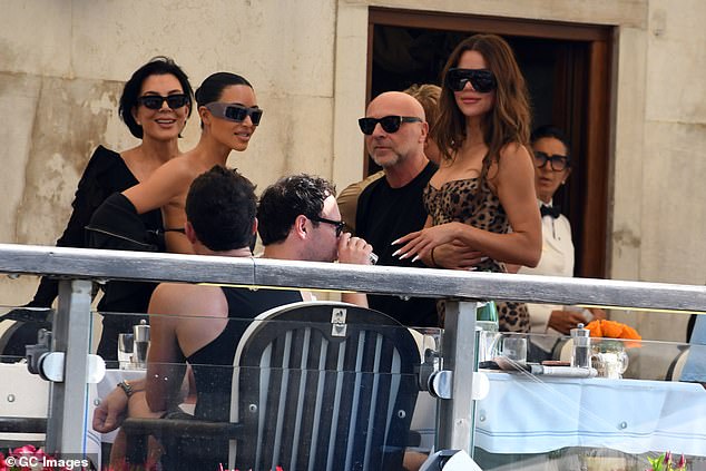 Kris Jenner also made an appearance as she chatted away with her daughters
