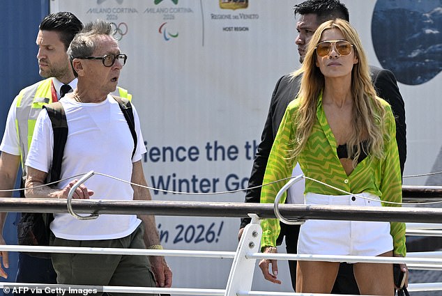 American film producer Brian Grazer and his wife Veronica Smiley were also seen arriving