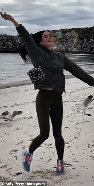 She was loving life