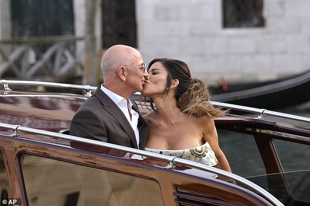 Lauren is preparing to say 'I do' to billionaire Jeff Bezos in Venice on Friday in a ceremony that is set to be attended by several celebrities