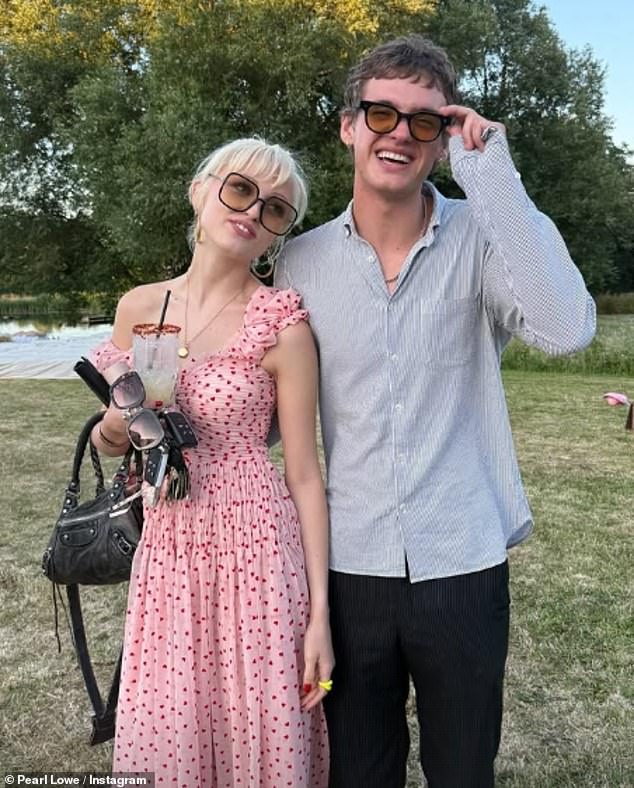 Daisy's sister and bridesmaid Betty pictured