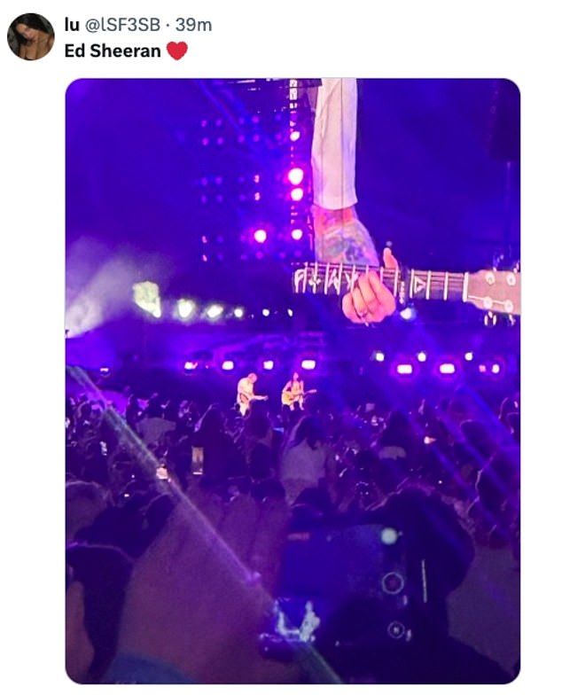Shocked fans took to X following the performance and begged for Olivia and Ed's rendition to released immediately