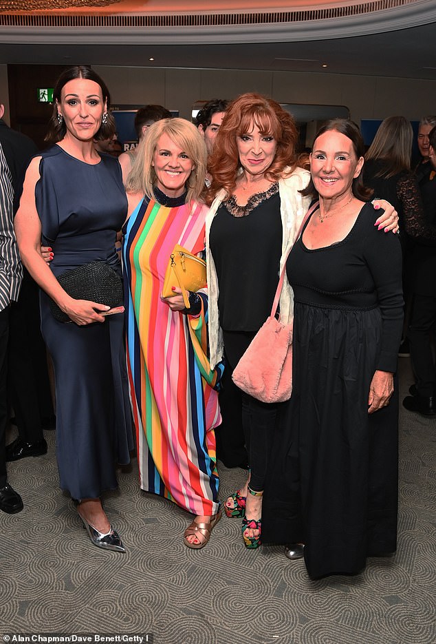 (L-R) Suranne Jones, Sally Lindsay, Harriet Thorpe and Dame Arlene Phillips