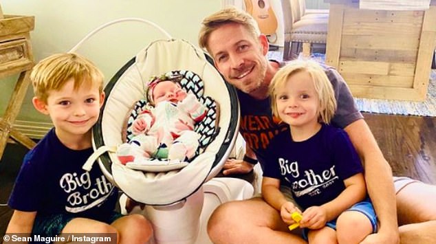 The TV star is a proud father to three children, who he shares with wife Tanya Flynn