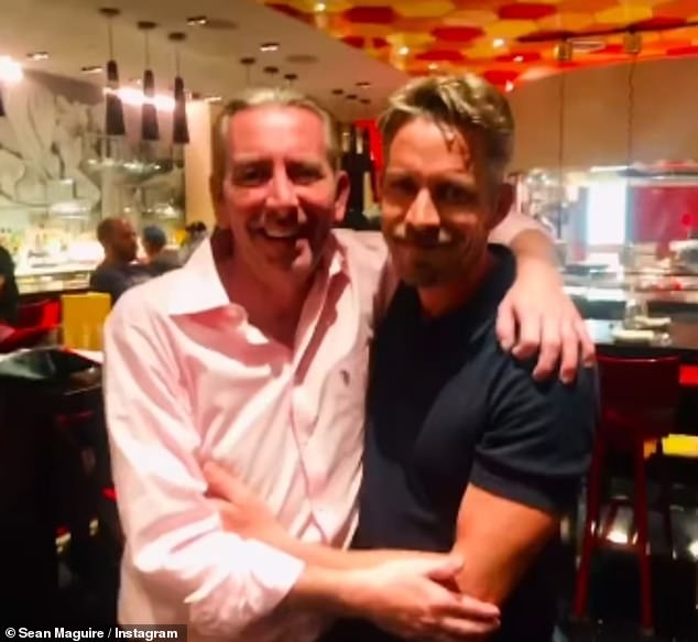 Sean, who first found fame as Grange Hill's Tegs Ratcliffe in 1988, previously shared the news of his brother's death on January 15, four days after his passing [pictured with his brother]