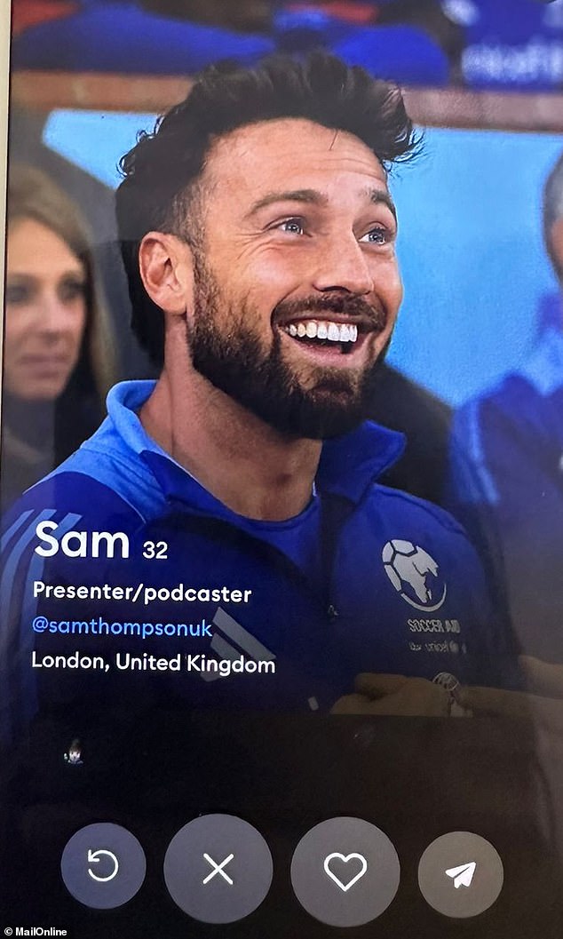 Sam was spotted back on celebrity dating app Raya just hours after the end of his romance with Samie