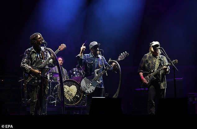 Neil's most recent performance at Glastonbury in 2009 was broadcast on the BBC. But only portions of it were actually televised due to Young's team objecting
