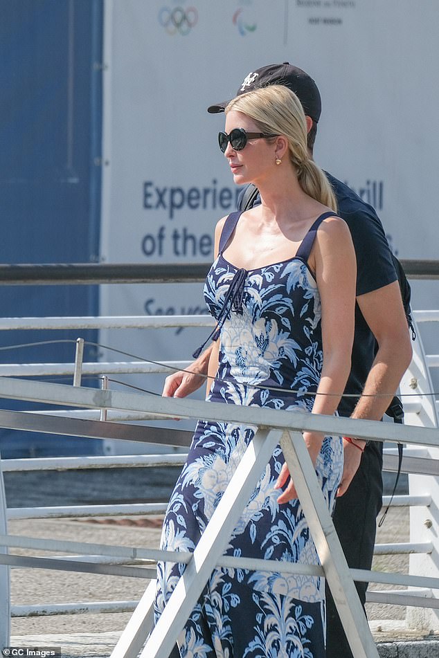 The couple flew in with their three children, Arabella Rose, 13, Joseph Frederick, 10, and Theodore James, eight, while sister-in-law Karlie Kloss - who is married to Jared's brother Joshua, also was a guest