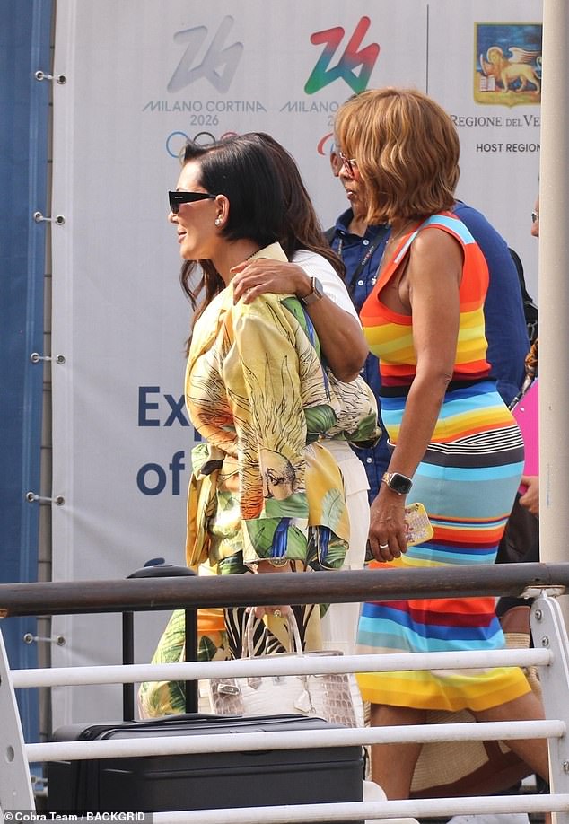 Among the star-studded guests at the $20M nuptials were Kris' fellow daughters Kim and Khloe Kardashian, however they left the nuptials early, making a swift exit on Saturday