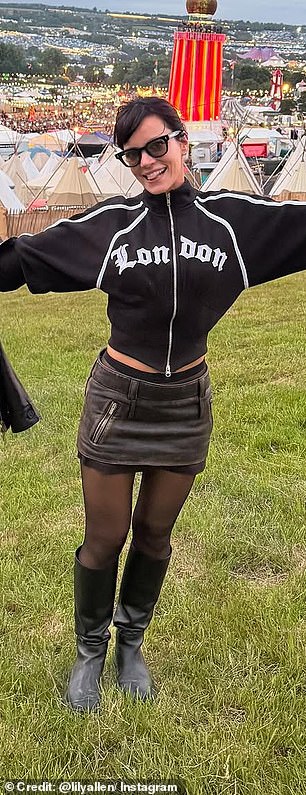 She appeared to be in good spirits throughout the weekend