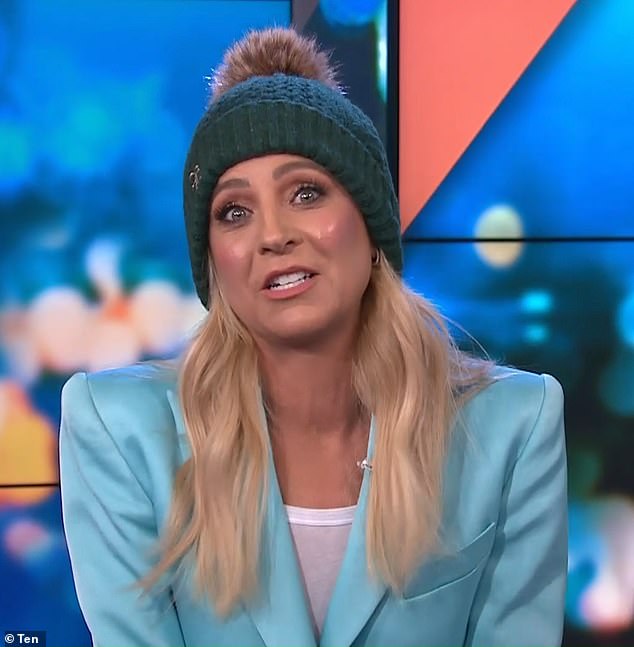 On Friday, an emotional Carrie struggled to hold back tears as she returned to The Project desk for the show's final episode