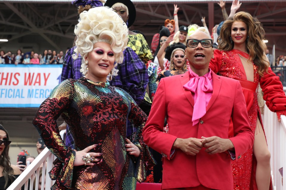 RuPaul and The Vivienne at RuPaul's DragCon UK.